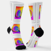 WHAT Eyeglassesプレミアムソッ地球に優しク予測できな ソックス (傾斜あり)