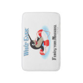 What Floating Your Narwhalミーム バスマット (正面縦)