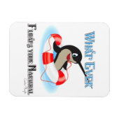 What Floating Your Narwhalミーム マグネット (横)