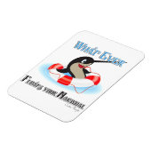 What Floating Your Narwhalミーム マグネット (左側)