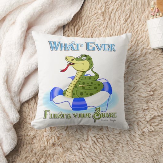 What Floating your Snake クッション (ブランケット)
