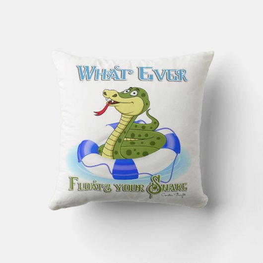 What Floating your Snake クッション (裏面)