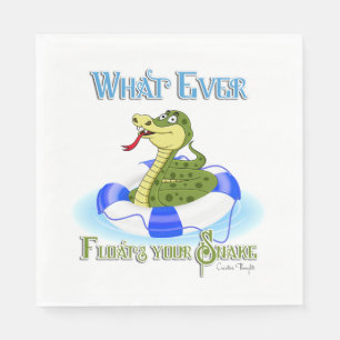 What Floating your Snake スタンダードランチョンナプキン