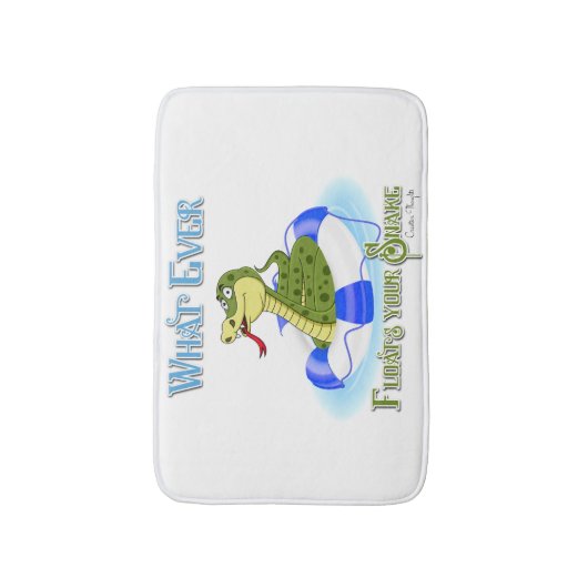 What Floating your Snake バスマット (正面縦)