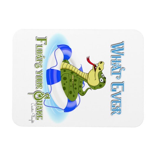 What Floating your Snake マグネット (横)