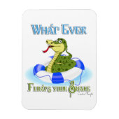 What Floating your Snake マグネット (縦)