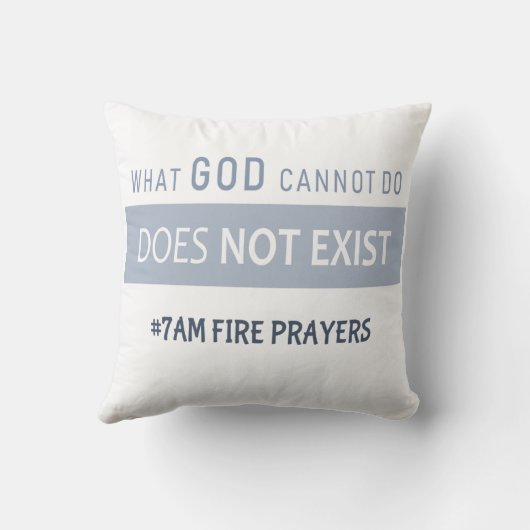 What God cannot do does not exist NSPPD Prayer  クッション (裏面)