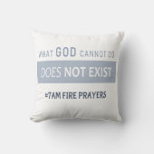 What God cannot do does not exist NSPPD Prayer クッション (正面)