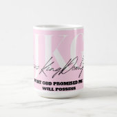 WHAT GOD PROMISED ME, I WILL POSSESS コーヒーマグカップ (中央)