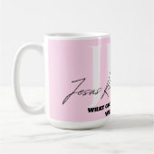 WHAT GOD PROMISED ME, I WILL POSSESS コーヒーマグカップ (左)