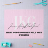 WHAT GOD PROMISED ME, I WILL POSSESS 薄葉紙 (クラフト)