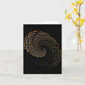 What Goes Around Comes Around Motivational  カード (黄色い花)