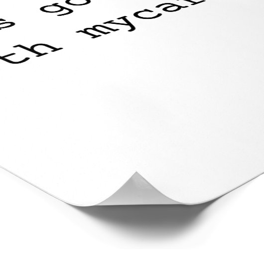 What Going On With My Career ポスター (角)