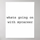 What Going On With My Career ポスター (正面)