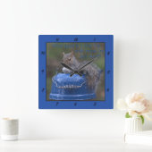 What good is a Hot-Tub with room for just one?!? スクエア壁時計 (ホーム)