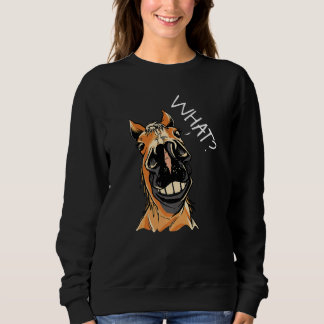 What Graphic Horse Lover Equestrian Rider Horses F スウェットシャツ