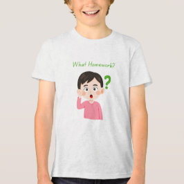 What Homework? with Boy トライブレンドTシャツ