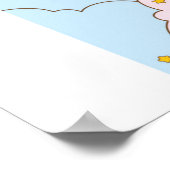 what I do What I say wall art ポスター (角)