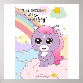 what I do What I say wall art ポスター