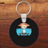 What If Im Not Silly Enough Goose Funny Silly Goos キーホルダー (正面)