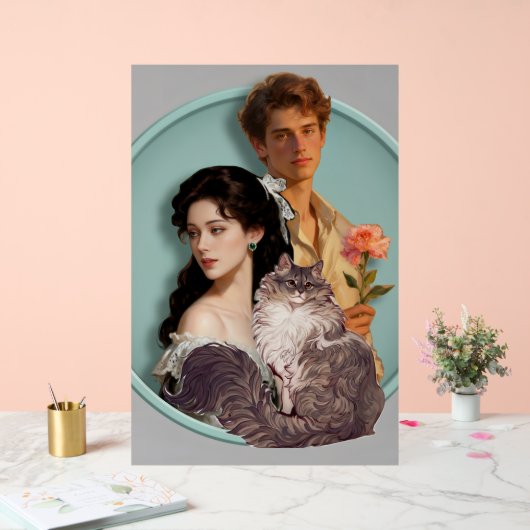 What If Your Cat Was Human Art Plaque – アクリルサイン (ウェディング)