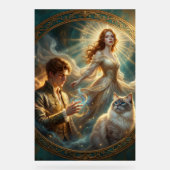 What If Your Cat Was Human Art Plaque – アクリルサイン (正面)