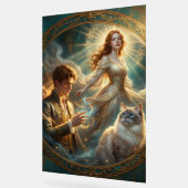 What If Your Cat Was Human Art Plaque – アクリルサイン (傾斜)