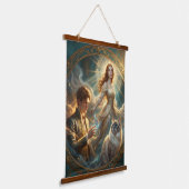 What If Your Pet Was Human? – Artistic Portrait Ta 吊り下げ型タペストリー (傾斜あり)