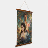 What If Your Pet Was Human? – Artistic Portrait Ta 吊り下げ型タペストリー (傾斜あり)