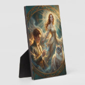 What If Your Pet Was Human Plaque – Desk Decor フォトプラーク (側面)