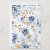 What in Your Purse Blue Floral Bridal Shower Games (裏面)