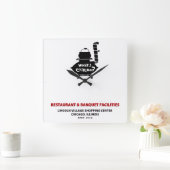 What is 料理, Lincoln Village Centre, Chigago スクエア壁時計 (ホーム)