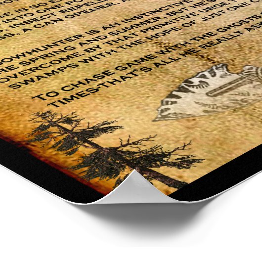 WHAT IS A BOWHUNTER ポスター (角)