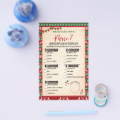 What is in Your Purse Ugly Sweater Game Card チラシ (シングル)