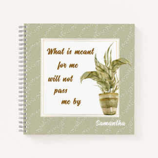 What is Meant for Me Spiral Notebook ノートブック
