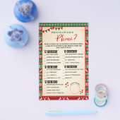 What is on your Phone Ugly Sweater Game Card チラシ (シングル)