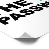 What is the WIFI Password Funny ポスター (角)