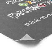 What is: True Noble - Phil 4:8 ポスター (角)