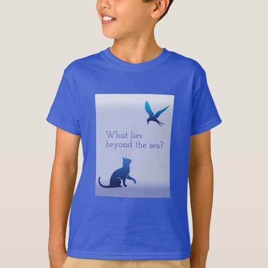 What lies beyond the sea?(03) tシャツ (正面)