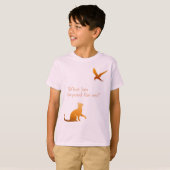 What lies beyond the sea?(04Orange) Tシャツ (正面フル)