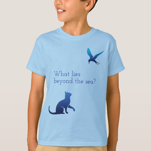 What lies beyond the sea? tシャツ (正面)