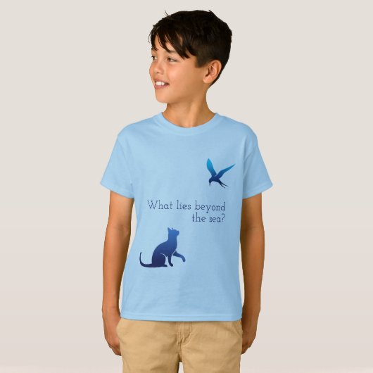 What lies beyond the sea? tシャツ (正面フル)