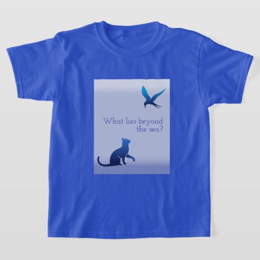 What lies beyond the sea?(ver.2) tシャツ (レイダウン)