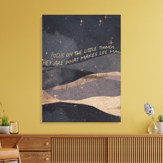 What Makes Life魔法 キャンバスプリント (インサイチュ (リビング))