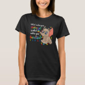 What Makes You Different Autism Awareness Kids Ele Tシャツ (正面)