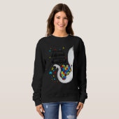 What Makes You Different Elephant Mom Autism Child スウェットシャツ (正面フル)