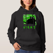 What Murderous Cat Holding Knife Halloween Costume パーカ (正面)