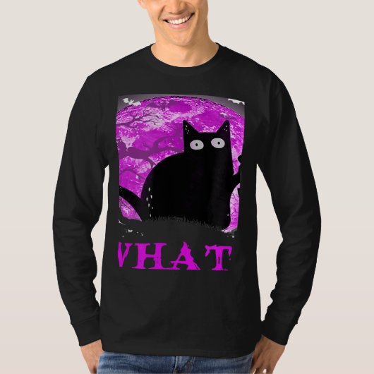 What Murderous Cat Holding Knife Halloween Costume Tシャツ (正面)