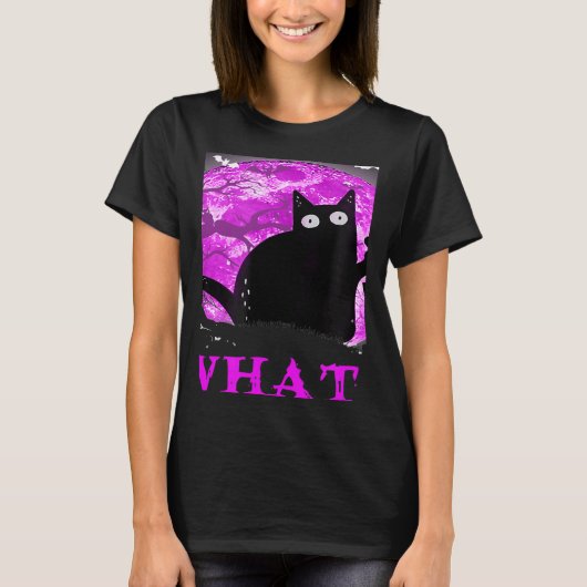 What Murderous Cat Holding Knife Halloween Costume Tシャツ (正面)