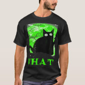 What Murderous Cat Holding Knife Halloween Costume Tシャツ (正面)